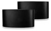 NUVO NV-6OD6 SERIES SIX ALL-WEATHER OUTDOOR SPEAKERS - PAIR (BLACK)