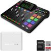 Rode RODECaster Pro II Integrated Audio Production Console with RODECover II, SanDisk 32GB microSD Card and StreamEye Polishing Cloth