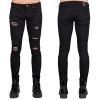 RAMPAGER SHREDDED PANTS - BLACK